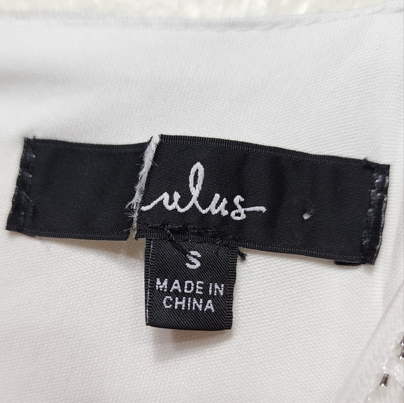 Lulus Alluring Interest White Sequin Embroidered Sleeveless Midi Dress S Wedding - Picture 10 of 11